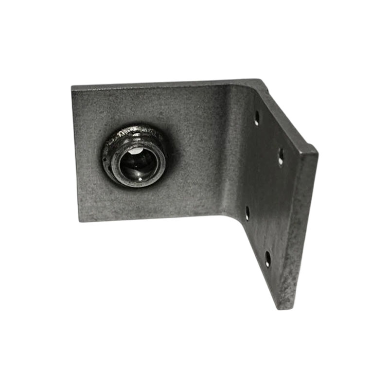 How do iron angle wheel brackets provide stable support while ensuring strength?